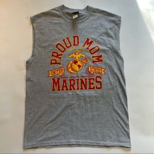 Proud Mom of the Marines Muscle Tee